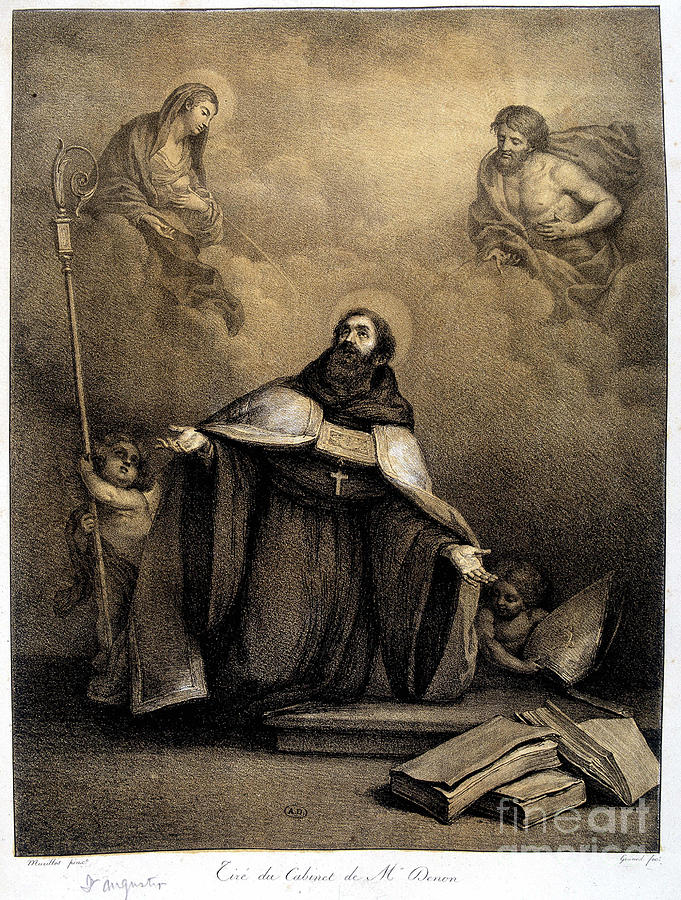 Saint Augustine Drawing by Unknown Artist - Fine Art America