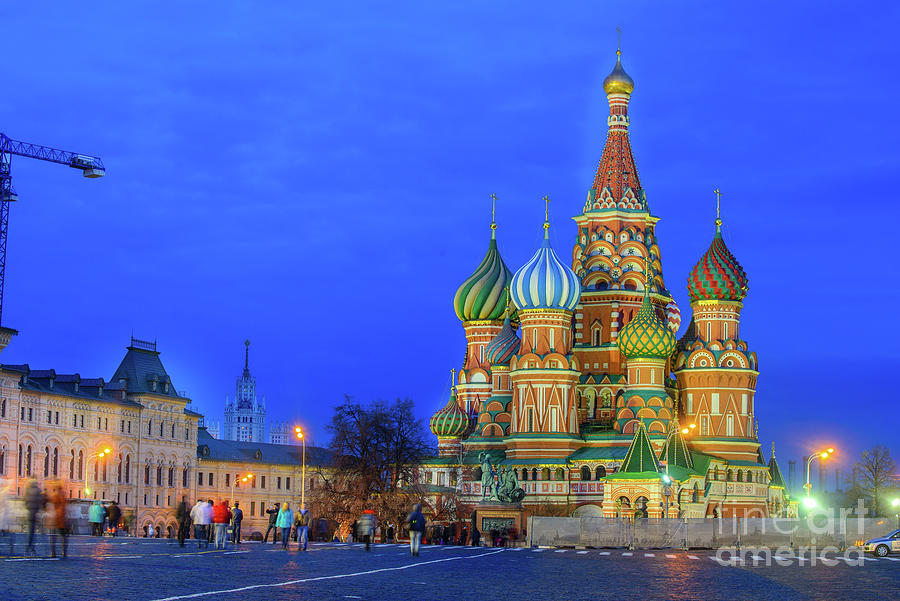 Saint Basils Cathedral On Red Square Photograph by Suphanat Wongsanuphat