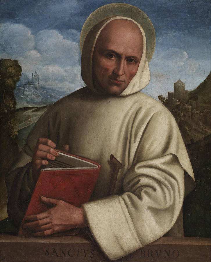 Saint Bruno Painting by Girolamo Marchesi