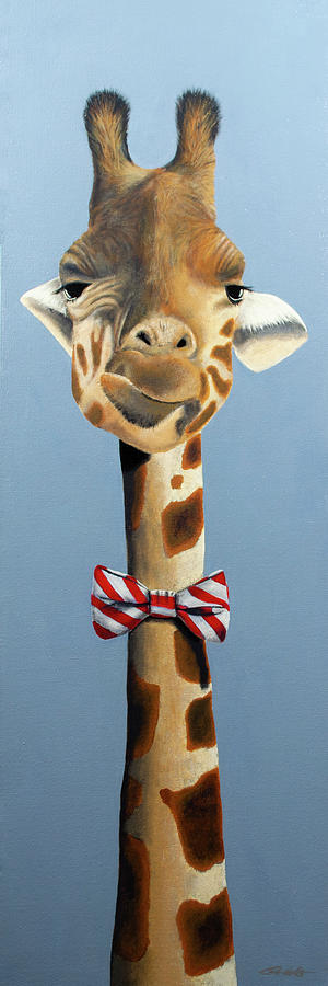 Giraffe Painting - Saint Domingue by Brett Woods