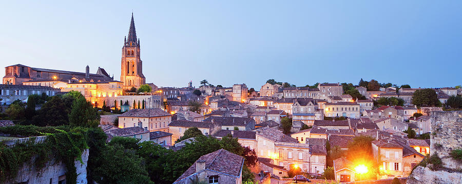 Saint-emilion Village In France Digital Art by Luigi Vaccarella