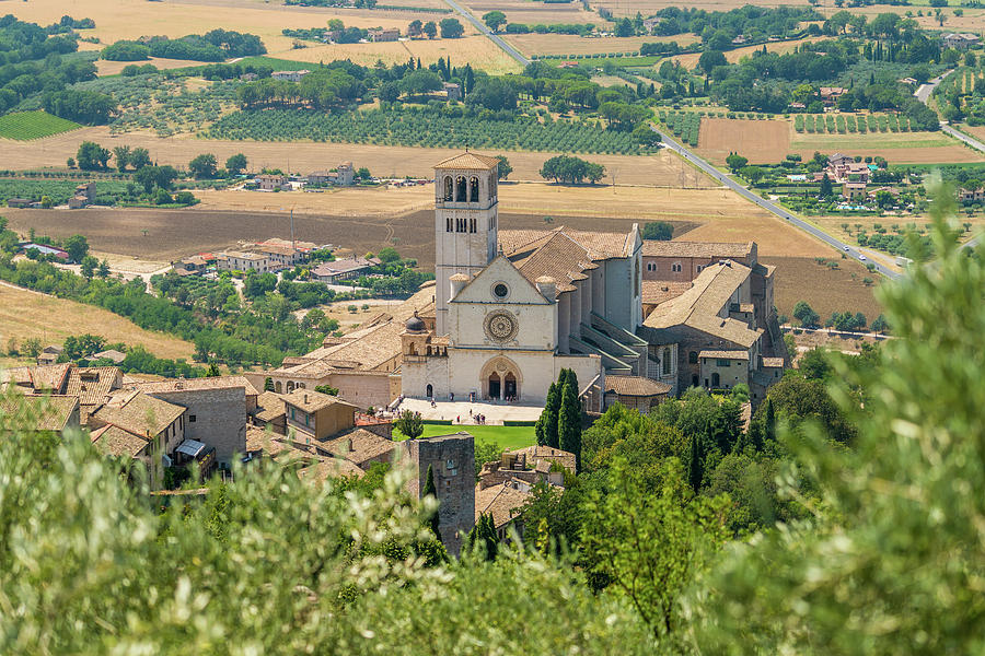 Saint Francis Basilica in Assisi. Photograph by Stefano Valeri - Fine ...