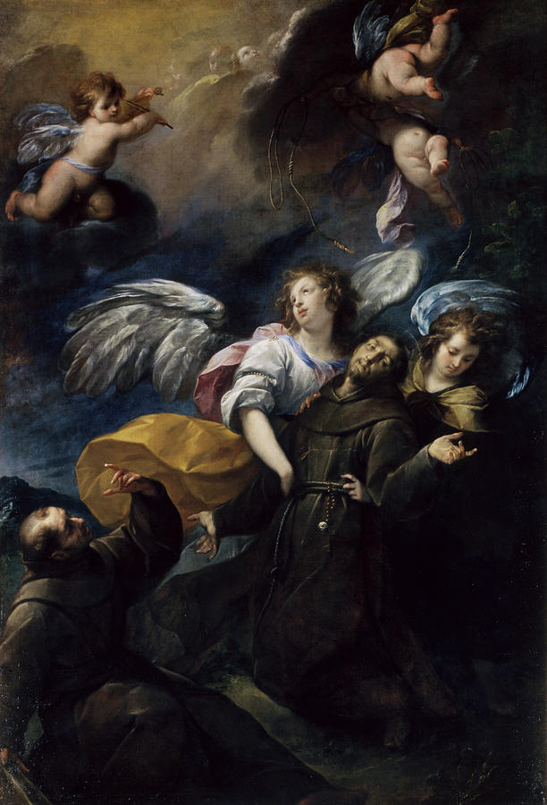 Saint Francis In Ecstasy By Nuvolone Painting by Carlo Francesco Nuvolone Saint Francis In Ecstasy By Nuvolone Painting by Carlo Francesco Nuvolone