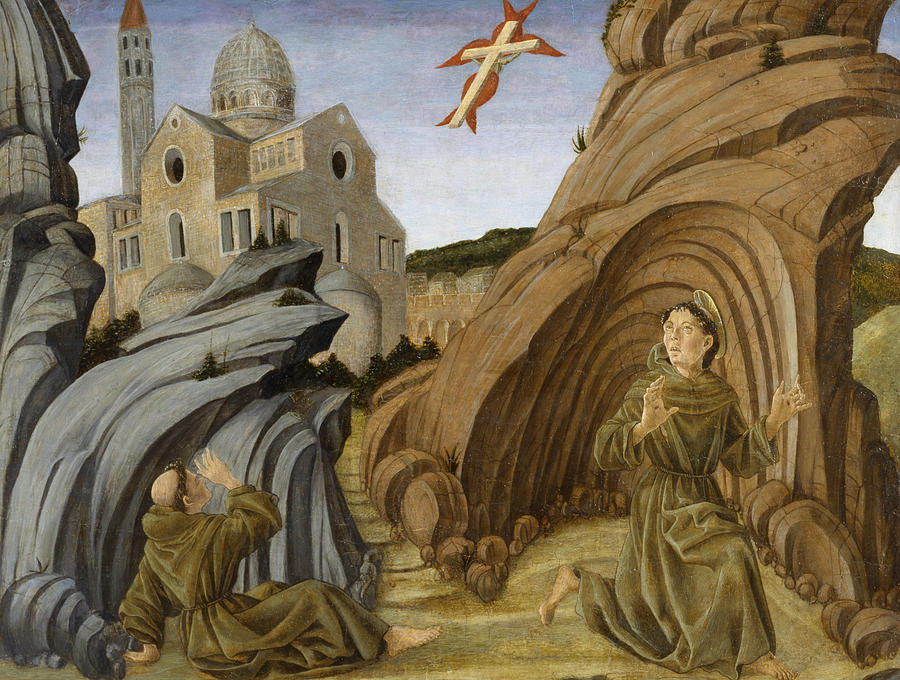 Saint Francis Receiving the Stigmata Painting by Marco Zoppo