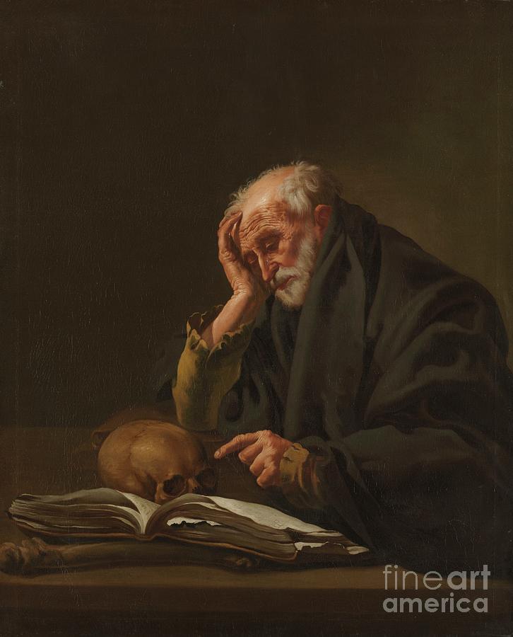 Saint Jerome Drawing by Heritage Images