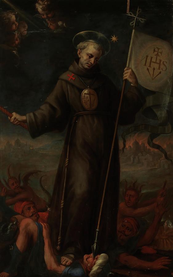 Saint John of Capistrano. Second half of the XVII century. Oil on canvas. Painting by Alonso del Arco -1635-1704-