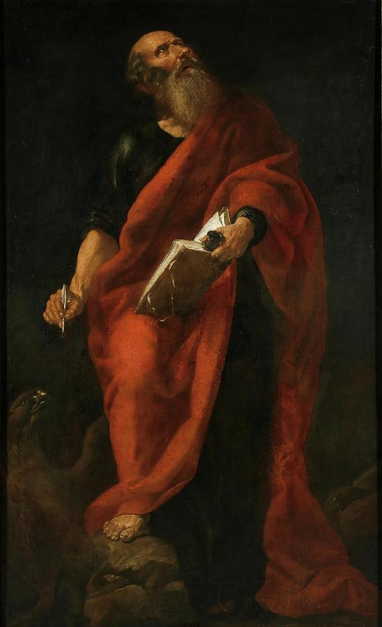 Eagle Painting - Saint John the Evangelist. 1618 - 1624. Oil on canvas. FRANCISCO RIBALTA . by Juan Ribalta -c 1596-1628-