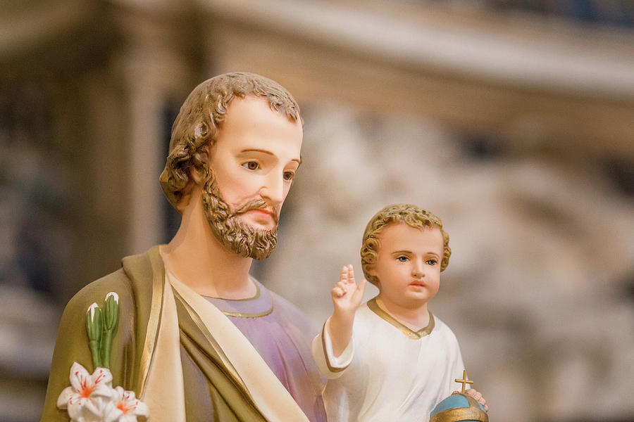 Saint Joseph and Holy Child Jesus Photograph by Vivida Photo PC - Pixels