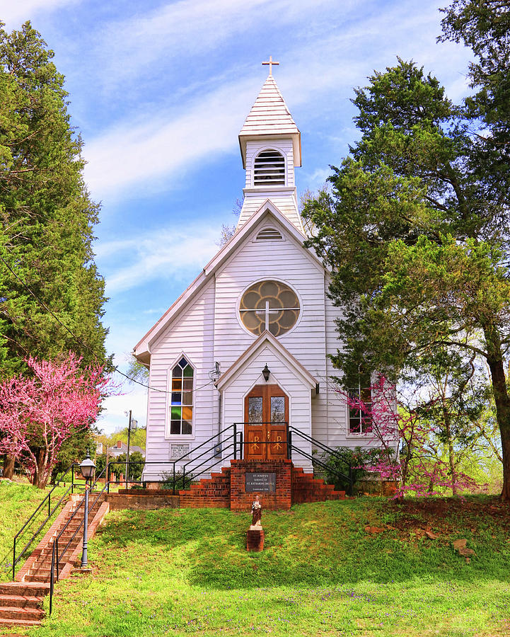 Saint Joseph Roman Catholic Church in Columbia Virginia Photograph by ...
