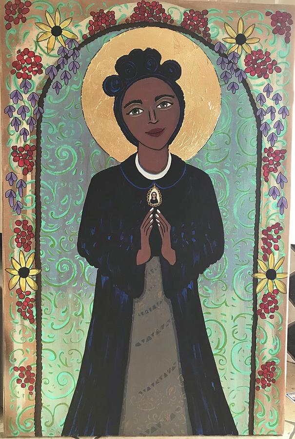 Saint Josephine Bakitha Painting by Erin Leeper - Fine Art America