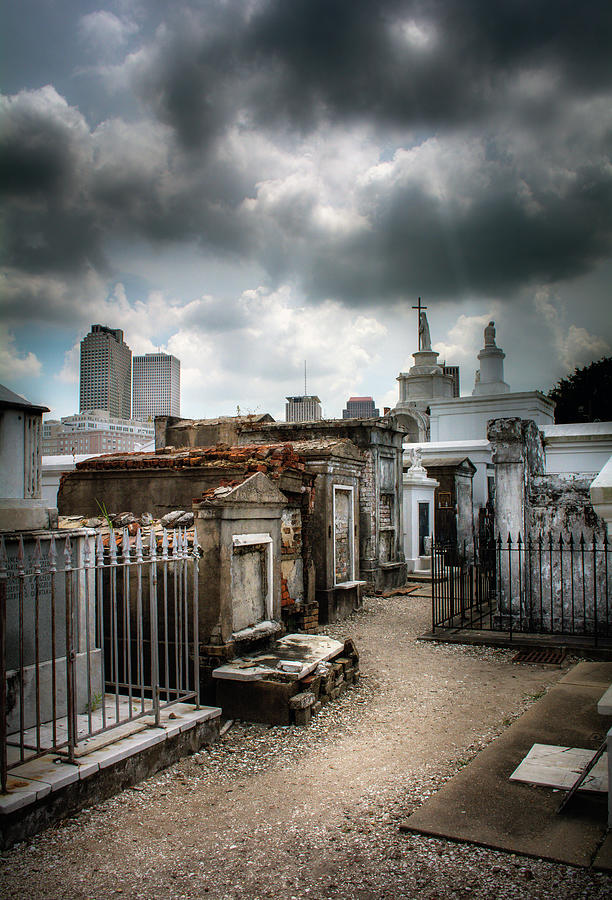 New Orleans Photograph - Saint Louis Cemetery On A Cloudy Day by Greg and Chrystal Mimbs