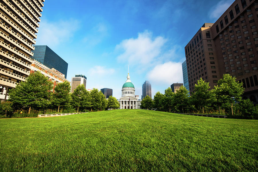 Saint Louis City Building and Skyline Photograph by Gregory Ballos - Pixels