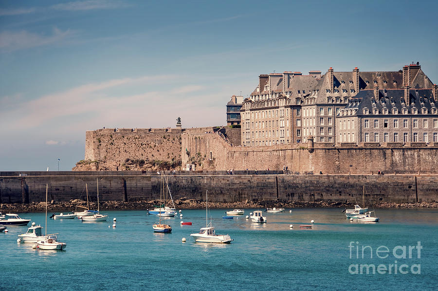 Saint Malo, Brittany Photograph by Delphimages Photo Creations
