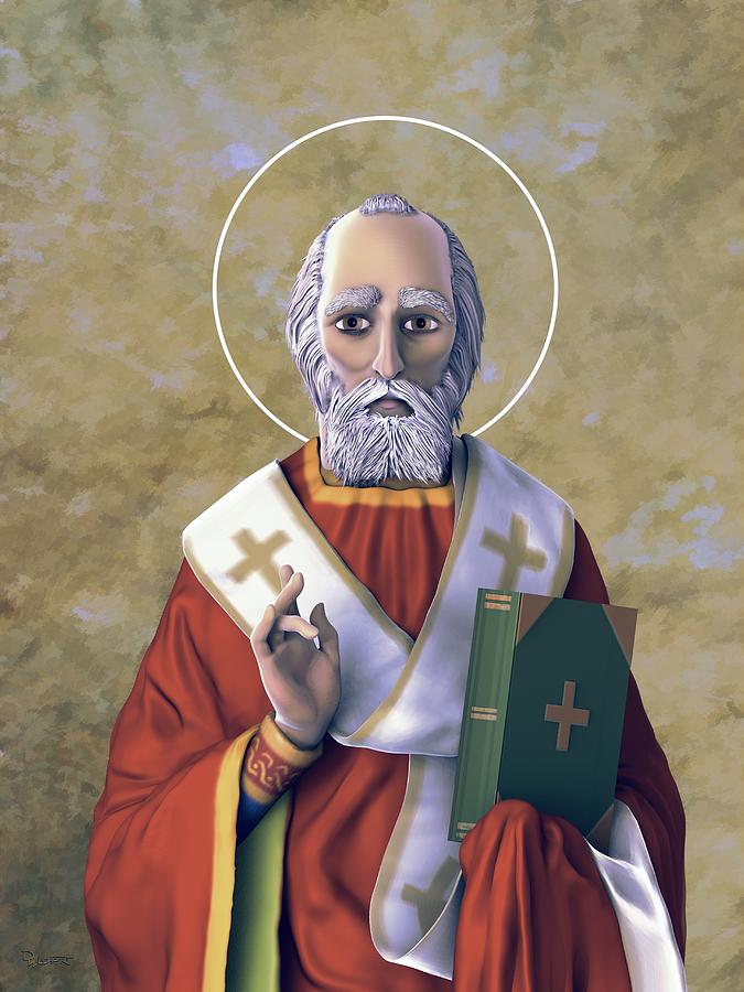 Saint Nicholas Lighting Four Earthen Pallette by Dave Luebbert Saint Nicholas Lighting Four Earthen Pallette by Dave Luebbert
