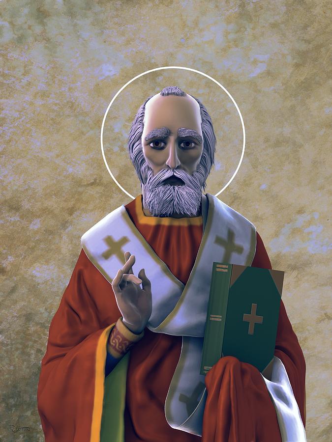 Saint Nicholas Lighting Two Earthen Pallette by Dave Luebbert Saint Nicholas Lighting Two Earthen Pallette by Dave Luebbert