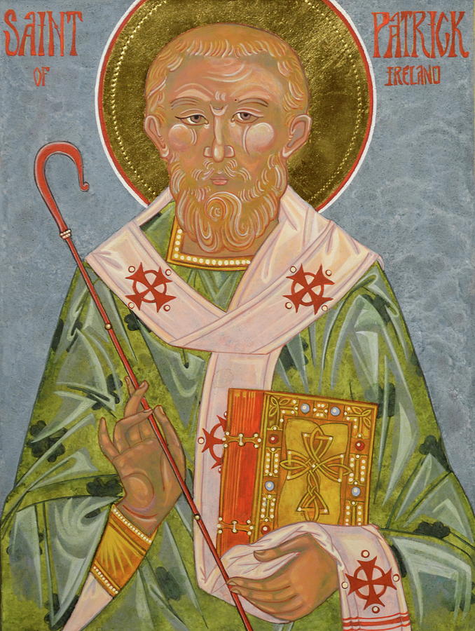 Saint Patrick Painting by Danielle Tayabas - Fine Art America