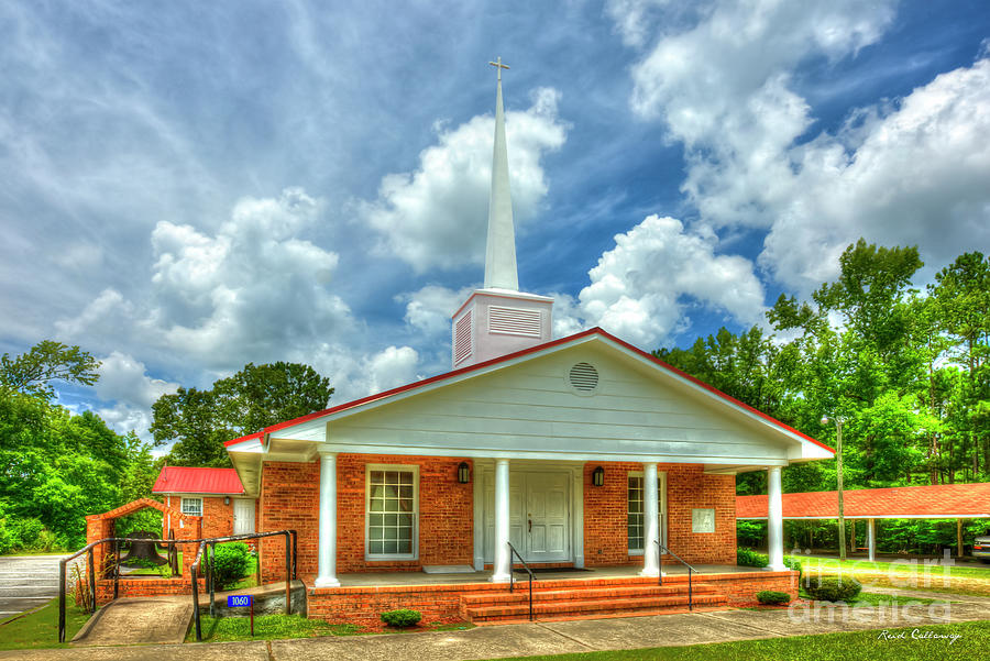 Saint Paul Baptist Church Woodville Georgia Religious Art Photograph by Reid Callaway