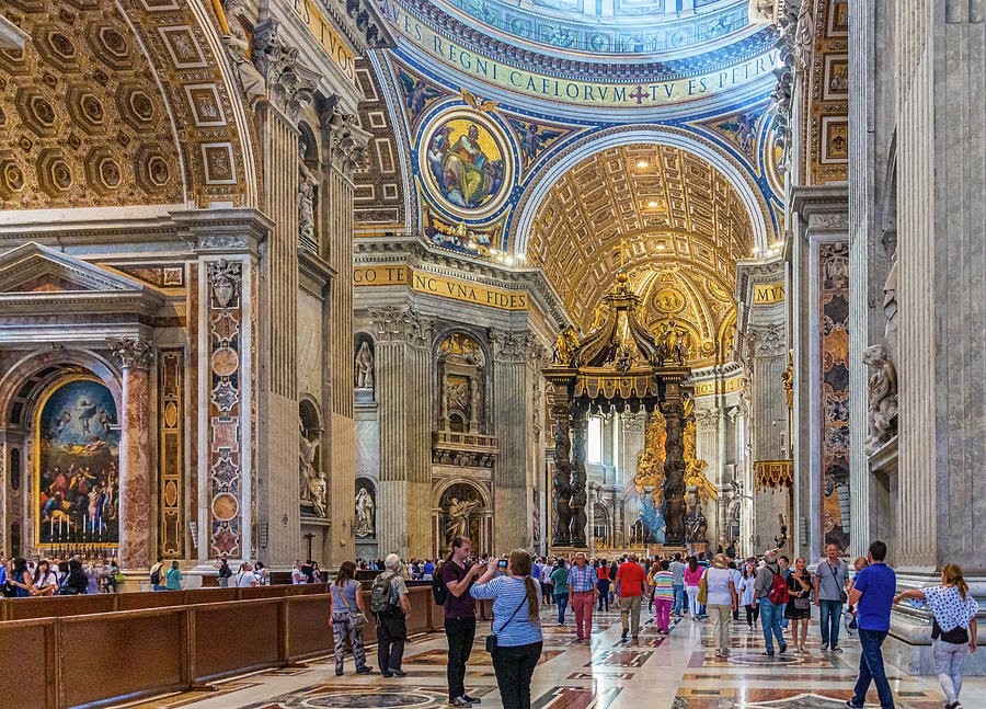 Saint Peters Basilica Photograph by Darryl Brooks