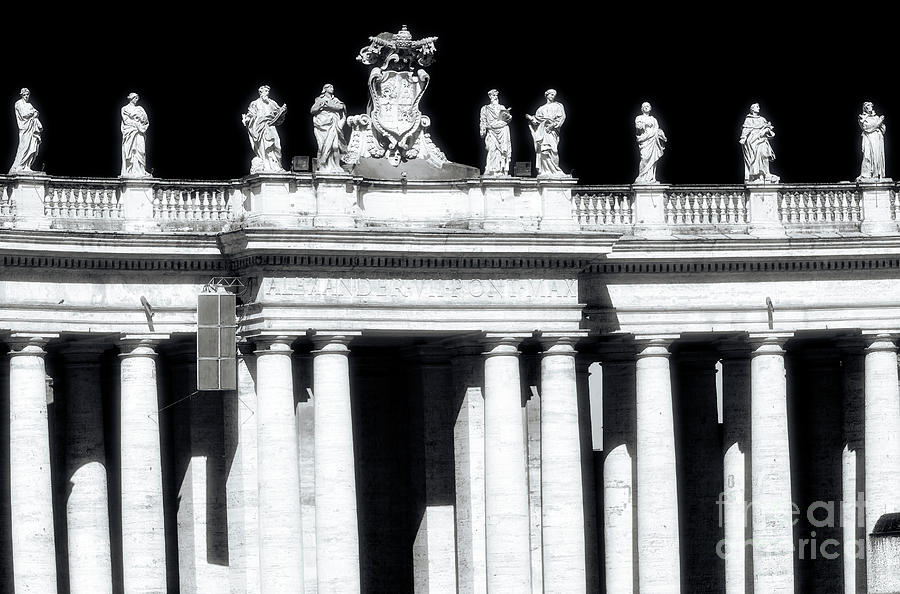 Saint Peters Basilica Saints in Vatican City Photograph by John Rizzuto