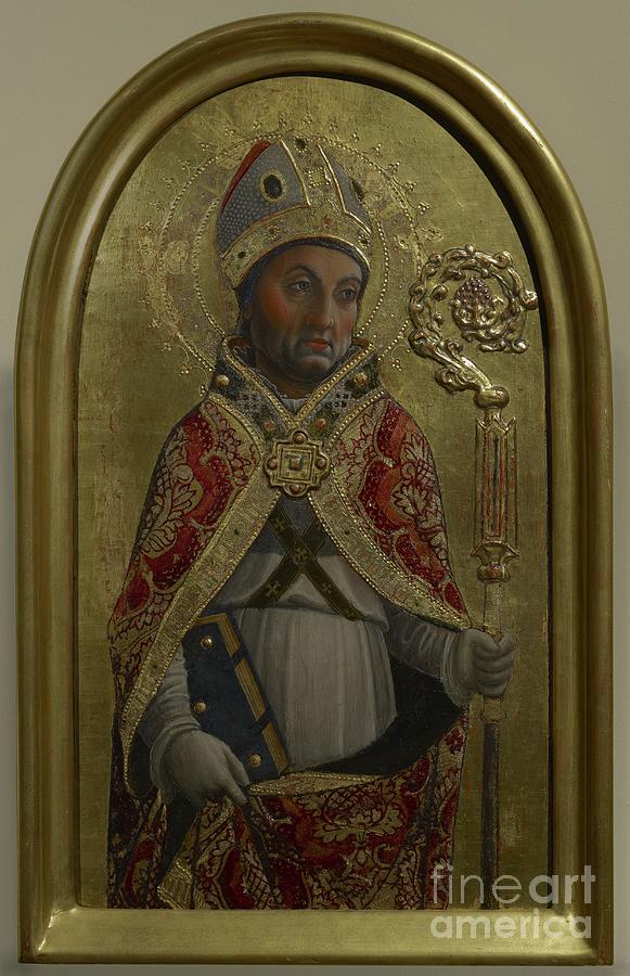 Saint Sirus, C.1460 Painting By Vincenzo Foppa - Fine Art America