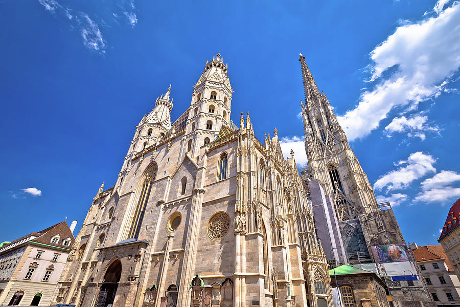 Saint Stephens Cathedral in Vienna view Photograph by Brch Photography