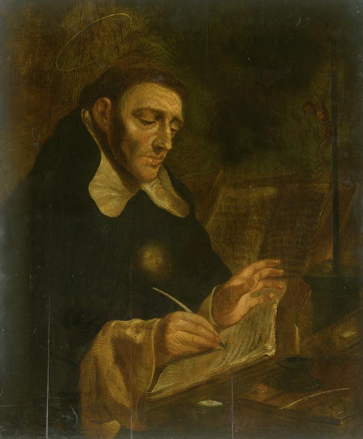 Saint Thomas Aquinas Painting by Unknown