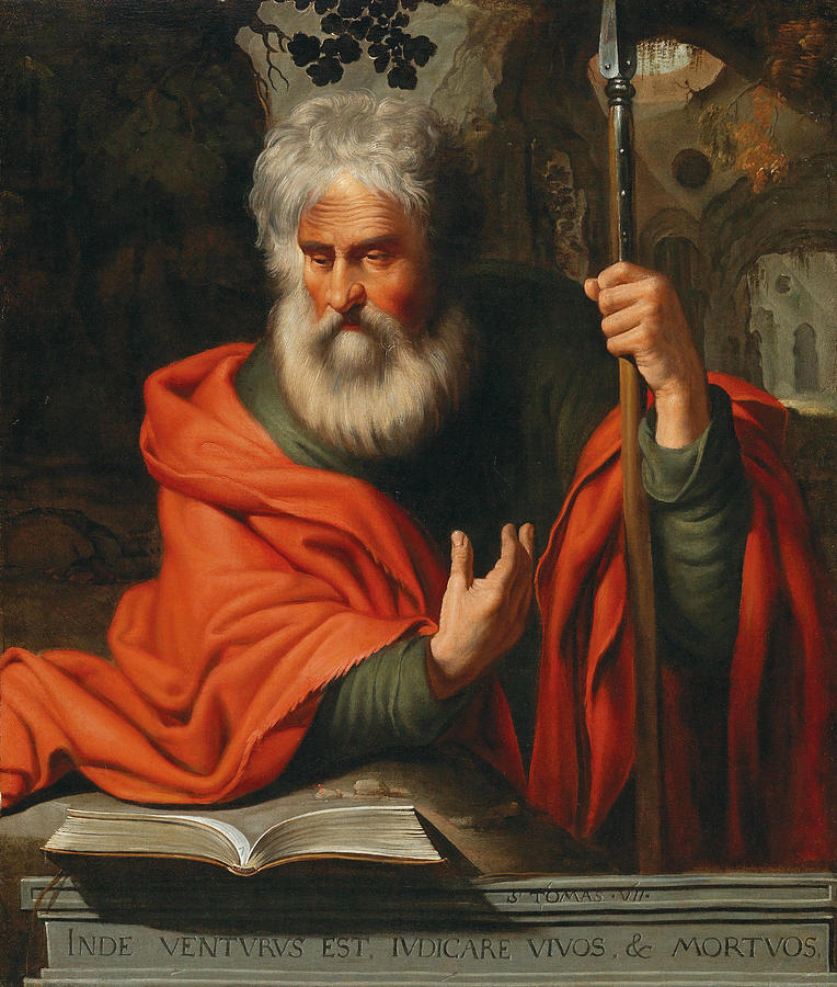 Saint Thomas Painting by Artus Wolffort