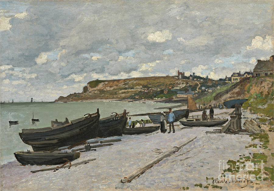 Sainte-adresse, 1867 (oil On Canvas) Painting by Claude Monet