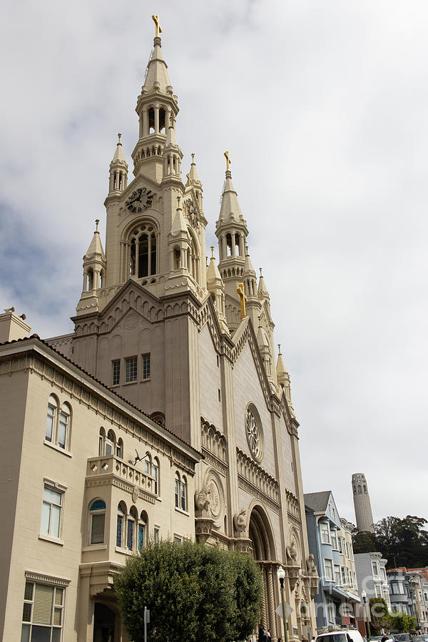 Saints Peter and Paul Church on Filbert Street San Francisco R294