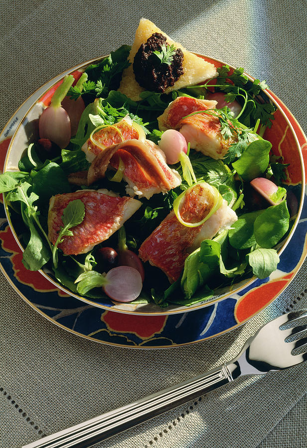 Fish Photograph - Salade De Rougets Salade De Rougets by Hussenot - Photocuisine
