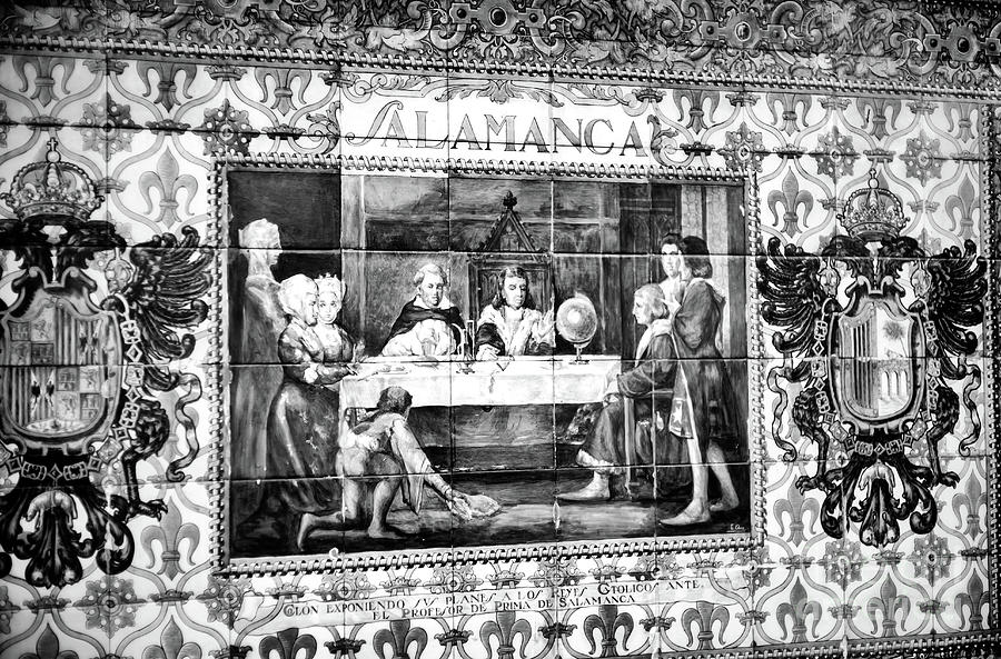 Salamanca Tiles at Plaza de Espana in Seville Photograph by John Rizzuto