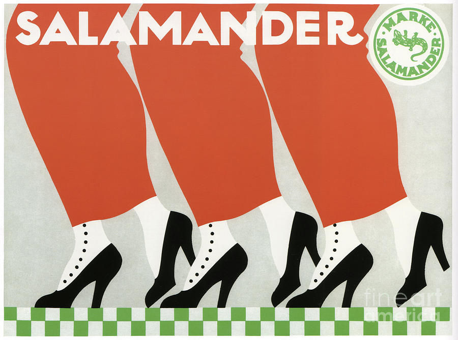 Salamander Shoes, 1912. From A Private Drawing by Heritage Images