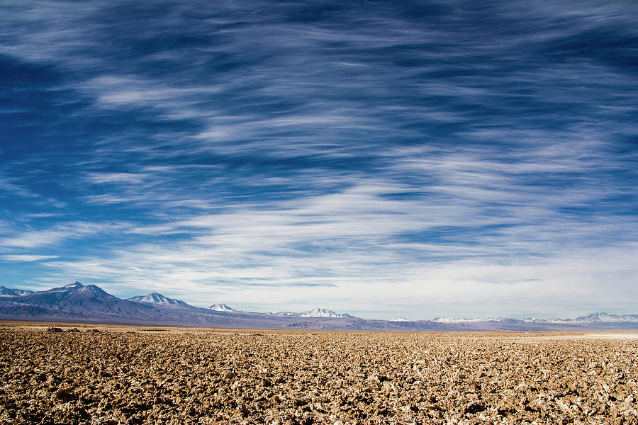 Salar De Atacama With A Magnificent Photograph by © Santiago Urquijo