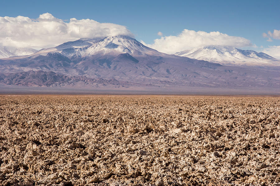 Salar De Atacama With Snow-capped Photograph by © Santiago Urquijo