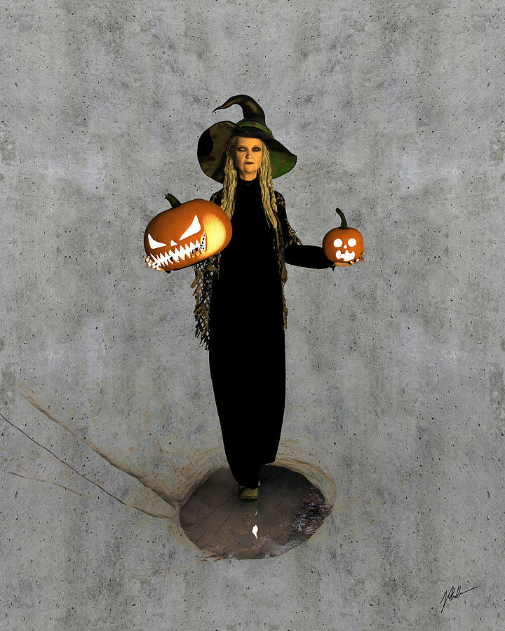 Salem Witch Digital Art