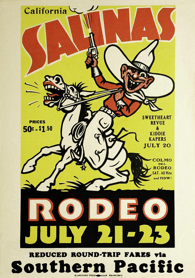 Salinas Rodeo Painting by Unknown