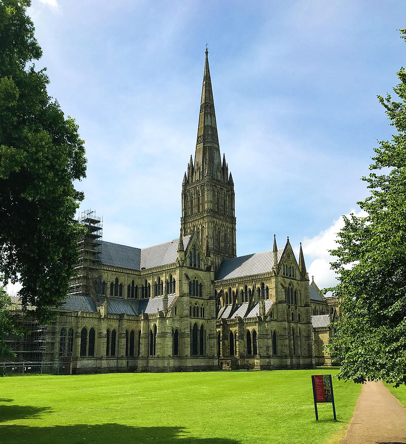 Salisbury Cathedral Photograph by Kathleen Barngrover - Fine Art America