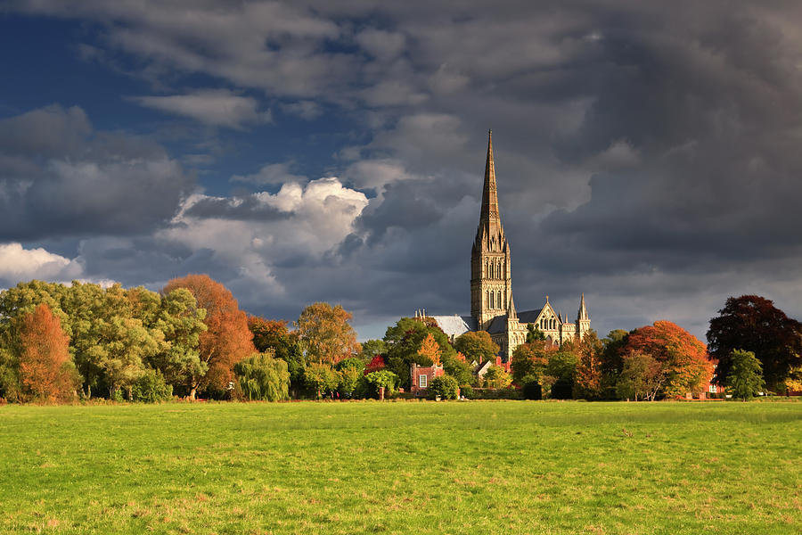 Salisbury Cathedral, Wiltshire Photograph by Julian Elliott Photography