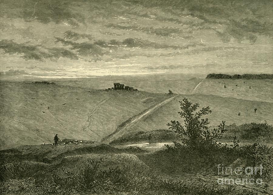 Salisbury Plain Drawing by Print Collector
