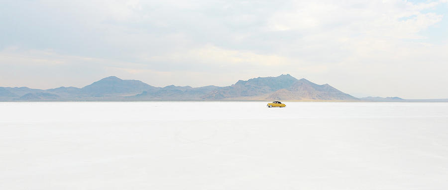Salt Flats Cruising Photograph by Andy Romanoff