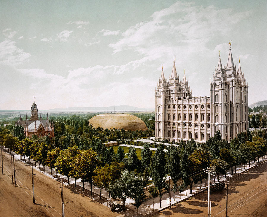 Salt Lake City 1899 Photograph by Andrew Fare