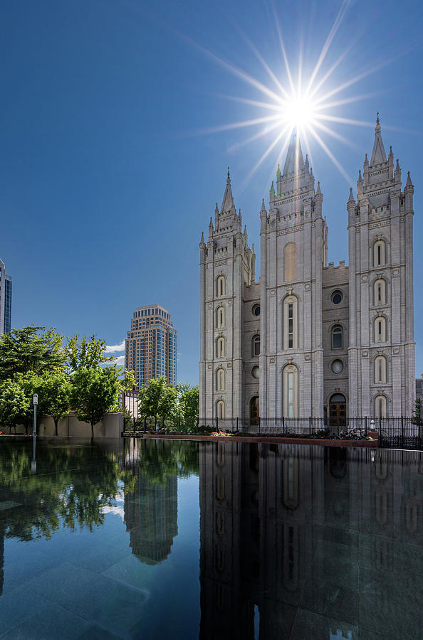 Salt Lake City Temple Photograph by Dave Koch