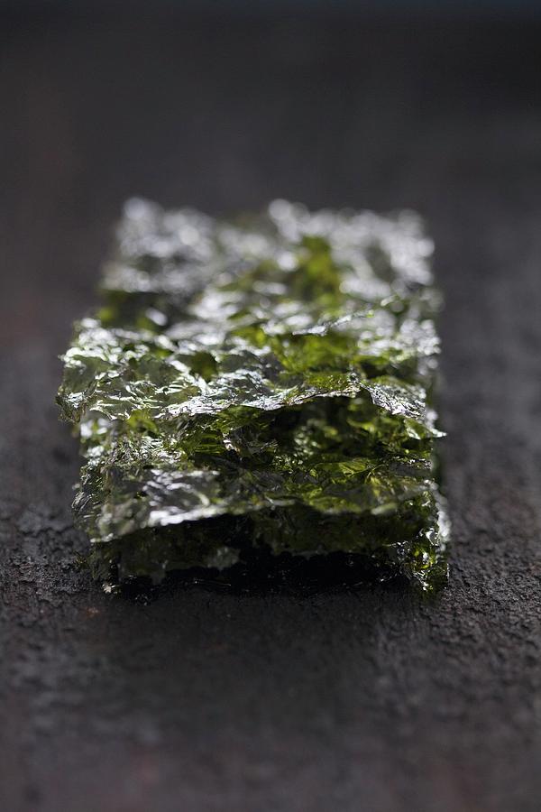 Salted Nori Leaves a Popular Snack In Japan, China And Korea Photograph by Martina Schindler