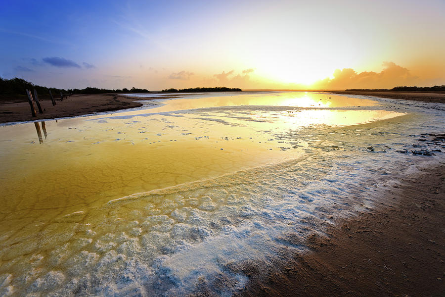 Salty Coastal Lagoon Photograph by Apomares