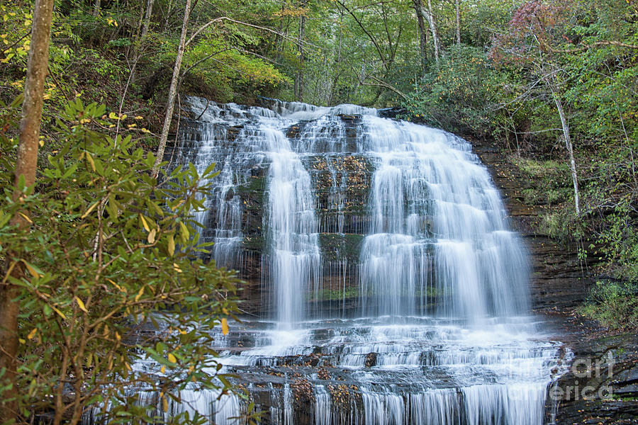Saluda NC Water Fall Photograph by Dale Powell