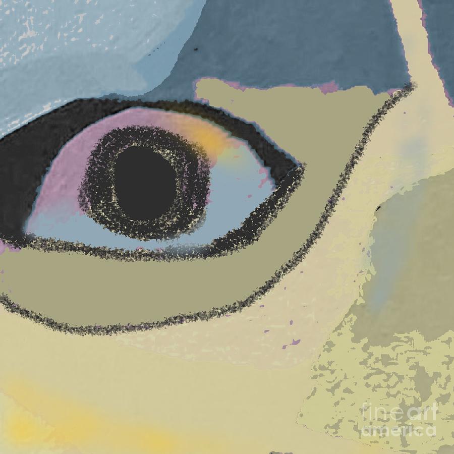 Salvador Dali Eye - abstract  Painting by Vesna Antic