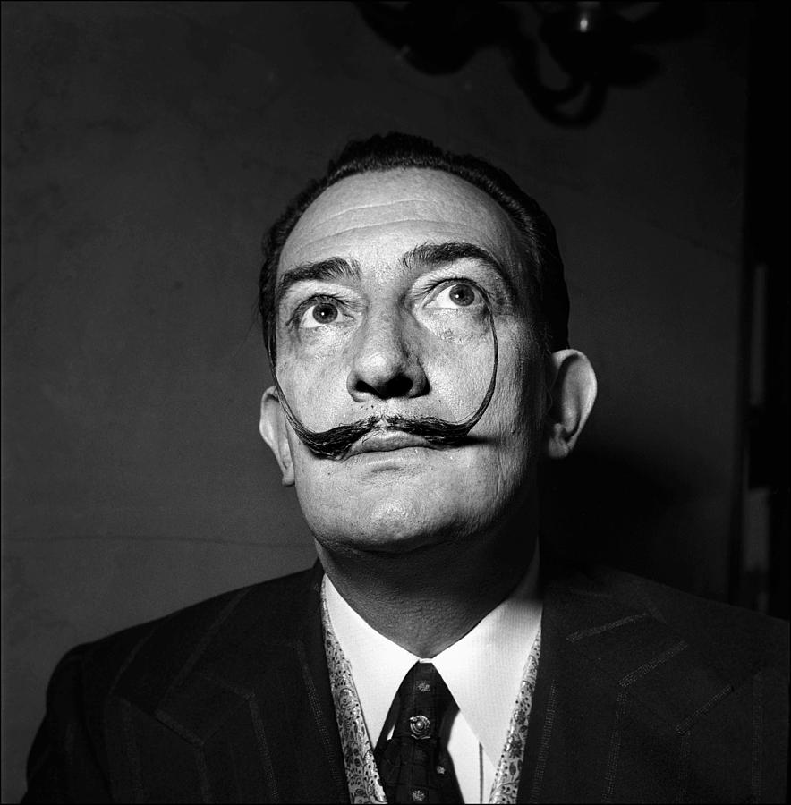 Salvador Dali In Paris, France In 1953 Photograph by Reporters Associes