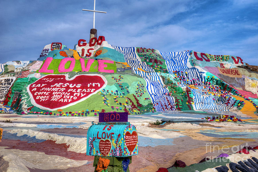 Salvation Mountain Photograph by David Zanzinger - Fine Art America