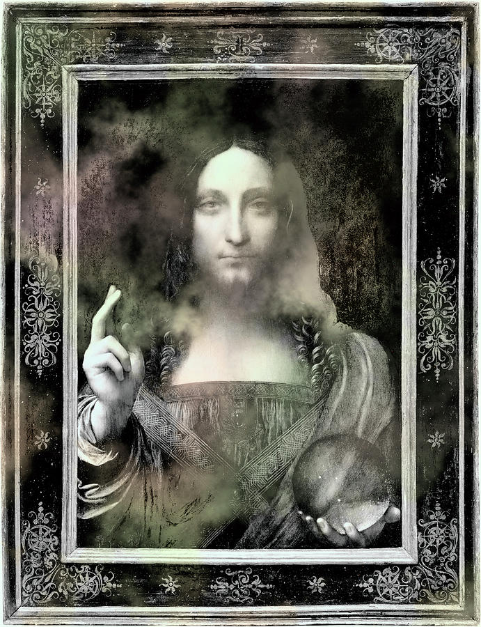 Salvator Mundi c.2018 Digital Art by Laura Boyd