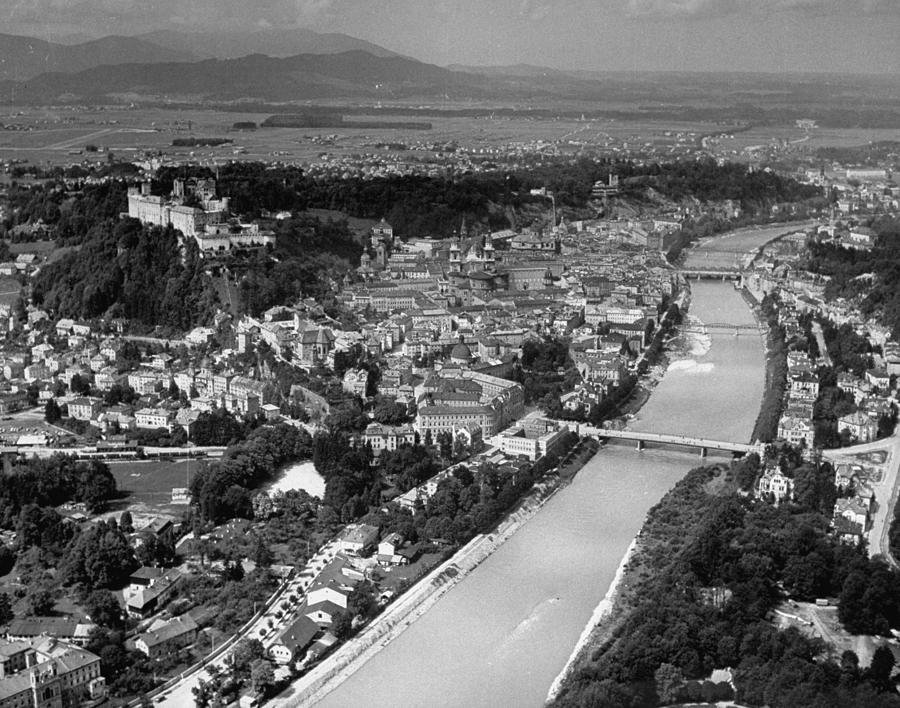 Bridge Photograph - Salzburg, Austria by John Phillips